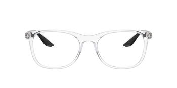 Das Bild zeigt die Prada Linea Rossa Fassung PS05PV 2AZ1O1 von vorne.